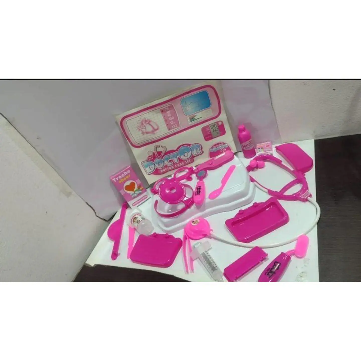 Kit doctora maletín enfermería maletín juguete medico juego 5