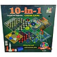 Juego 10 en 1 parques dama china ajedrez escalera ganso 859c - Miniatura 2