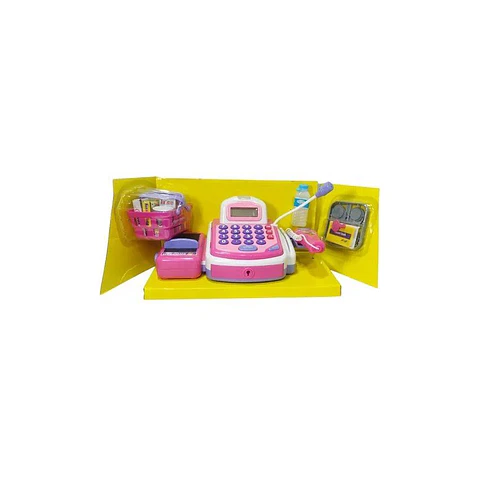 Caja registradora juguete calculadora niña regalo mercado