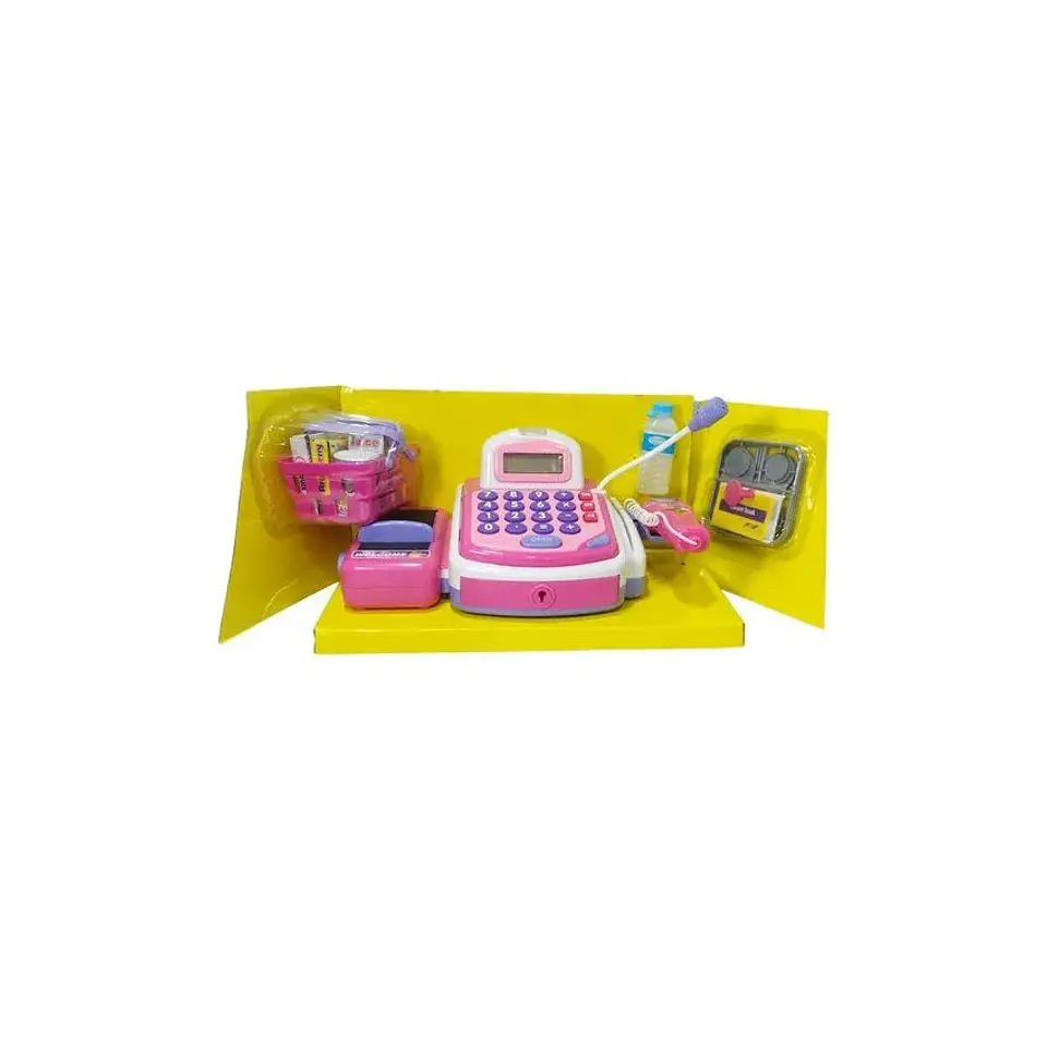 Caja registradora juguete calculadora niña regalo mercado 1