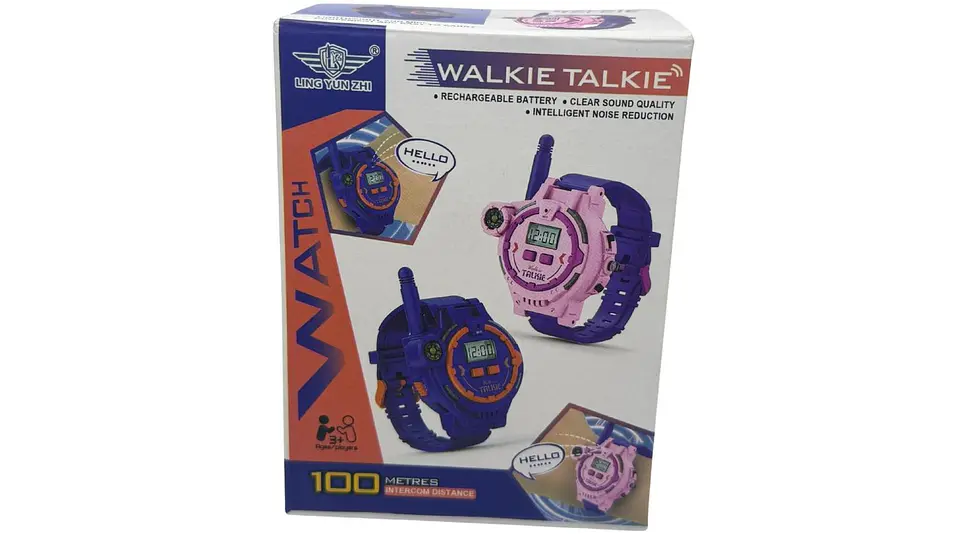 Walkie Talkie X2 Niñas Radio Juguete Comunicación Rosado 2