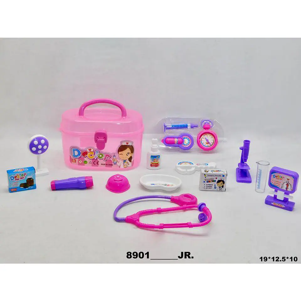 Doctor medico kit enfermería juguete maletín  juego 2