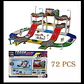 Pista set parqueadero track city para niño caja helicóptero - Miniatura 2