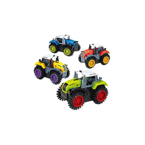 Buggi truck carro loco rojo jeep granja 4x4 juguete
