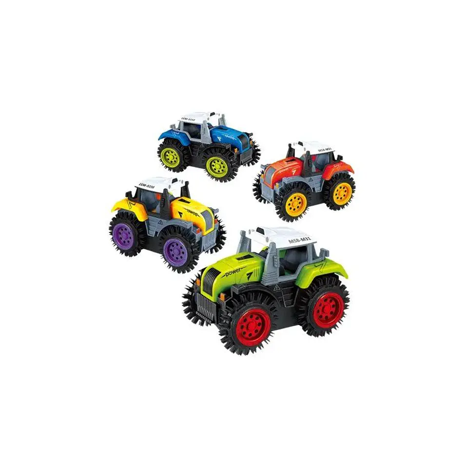 Buggi truck carro loco rojo jeep granja 4x4 juguete 1