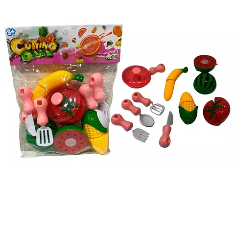 Frutas verduras juguete juego cocina verduras chef cocina