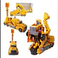 Camión constructor tractor transformable robot luces niños - Miniatura 1