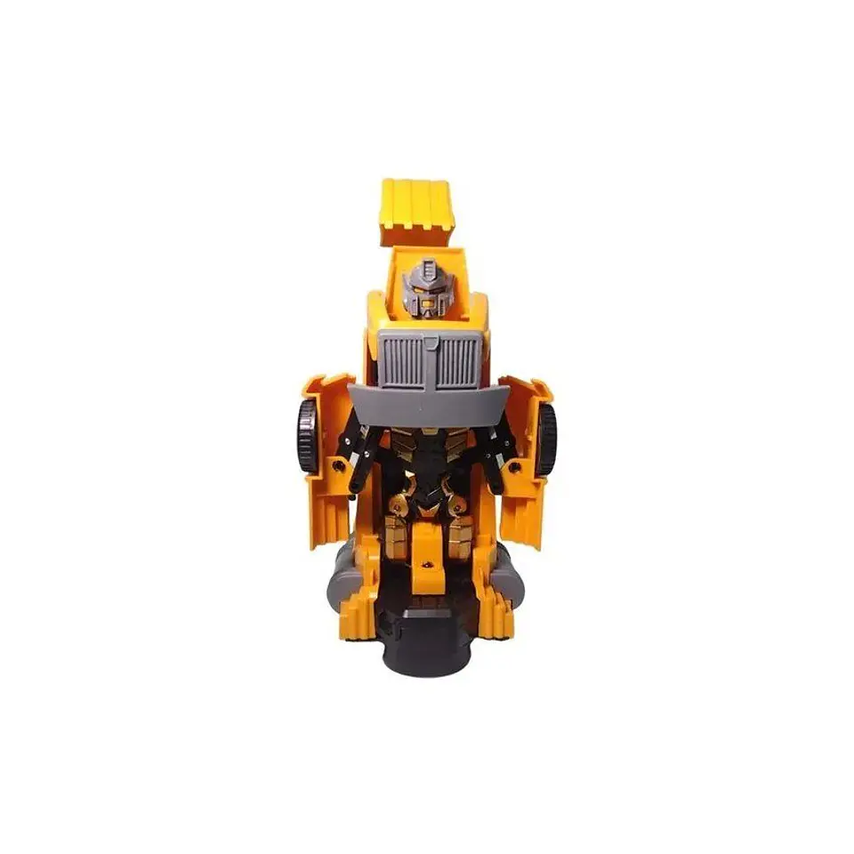 Camión constructor tractor transformable robot luces niños 2