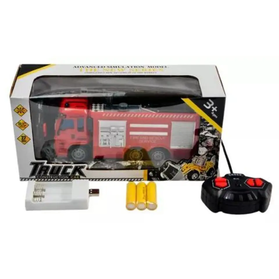 Camión Bomberos Recargable Control Remoto Juguete Auto Carro 2