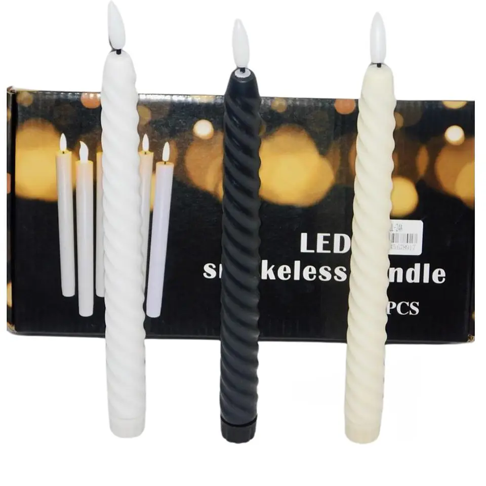 Veladora Cirio Velones Vela 24cm Luz Led X1 Und Decoracion 1