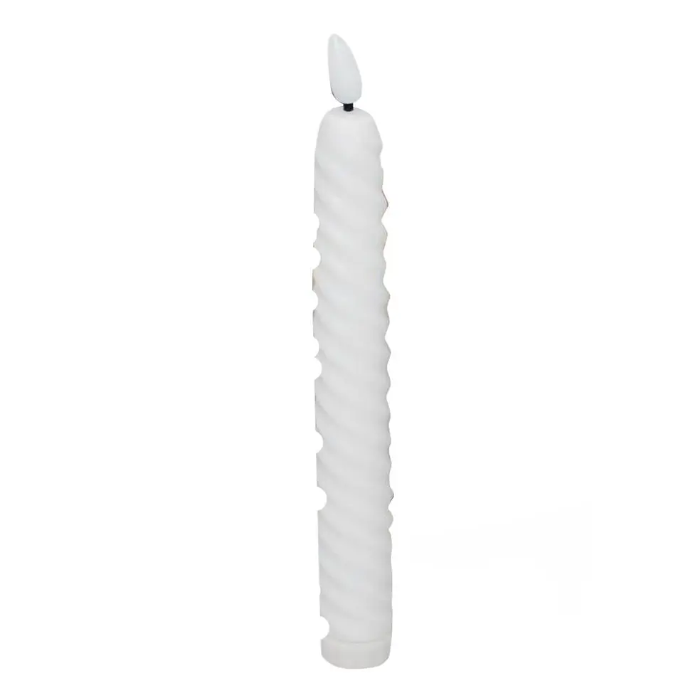 Veladora Cirio Velones Vela 24cm Luz Led X1 Und Decoracion 2
