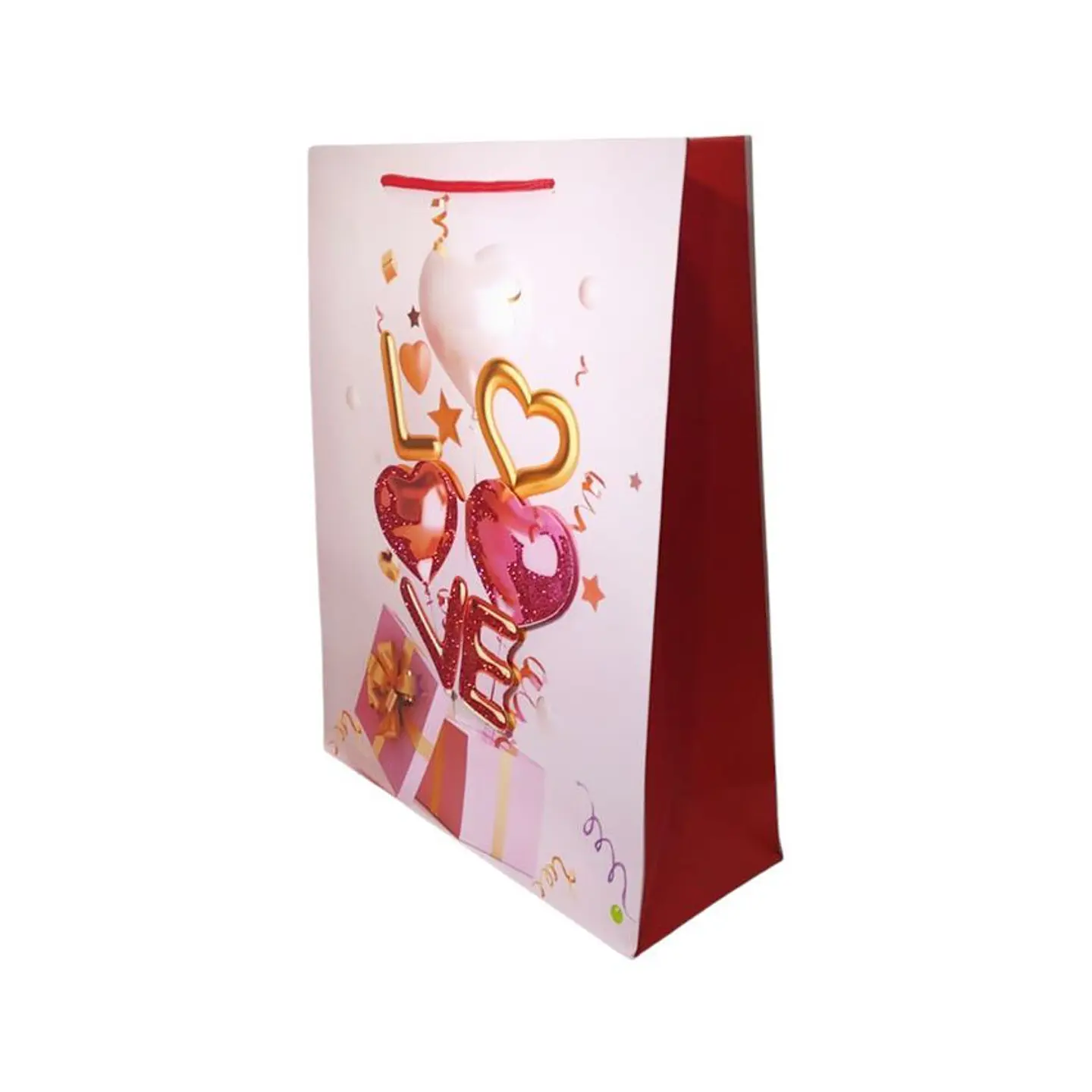 Bolsa de regalo para san valentín mediana con relieve 4