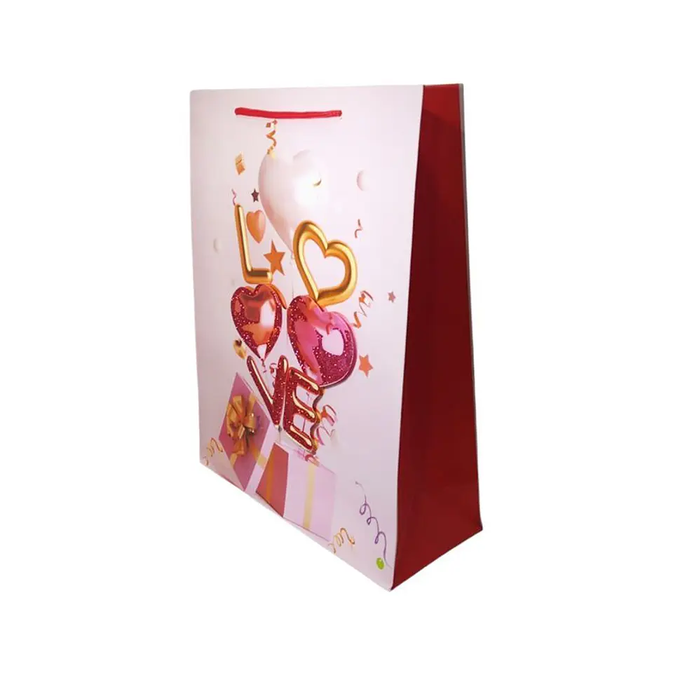 Bolsa de regalo para san valentín mediana con relieve 4