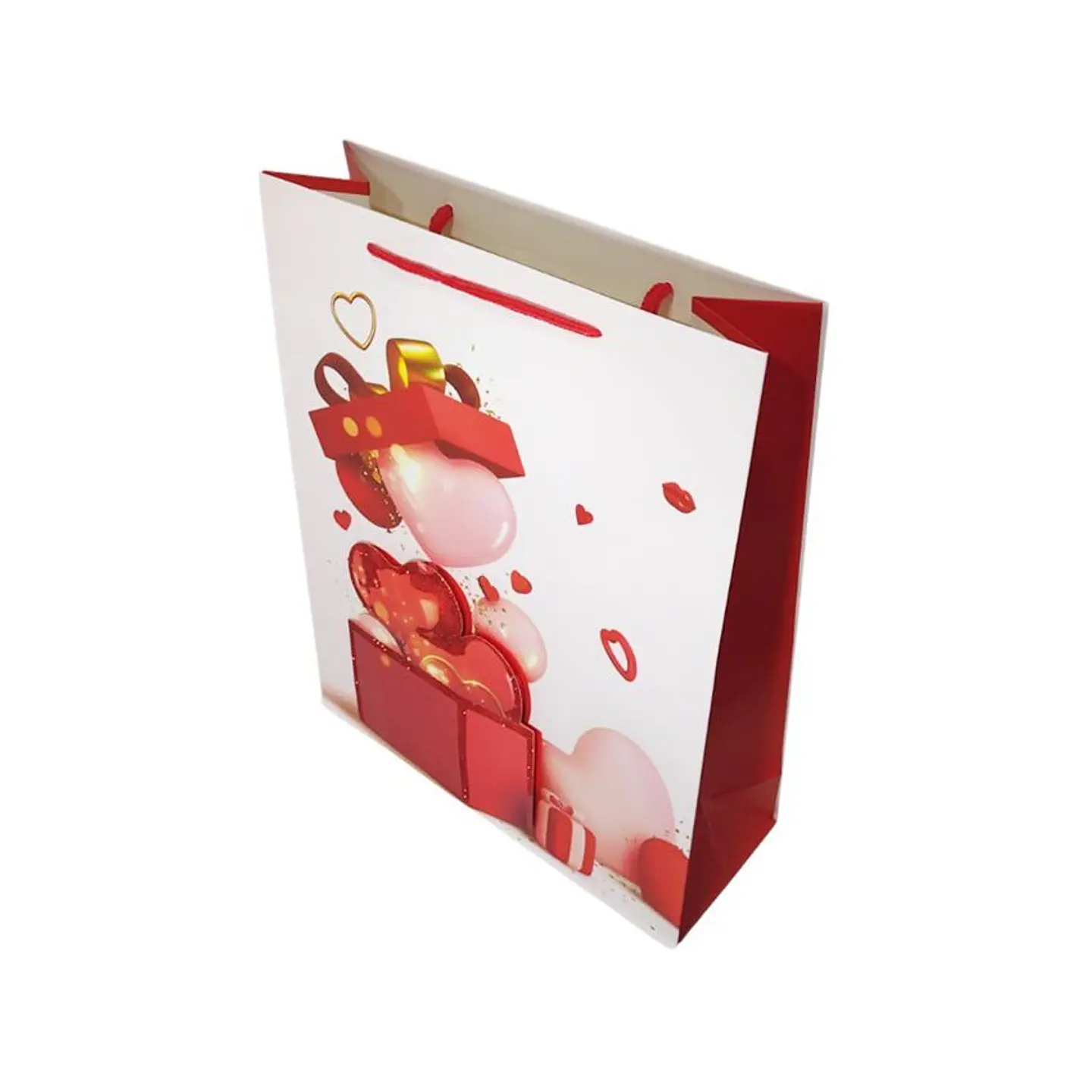 Bolsa de regalo para san valentín mediana con relieve 5