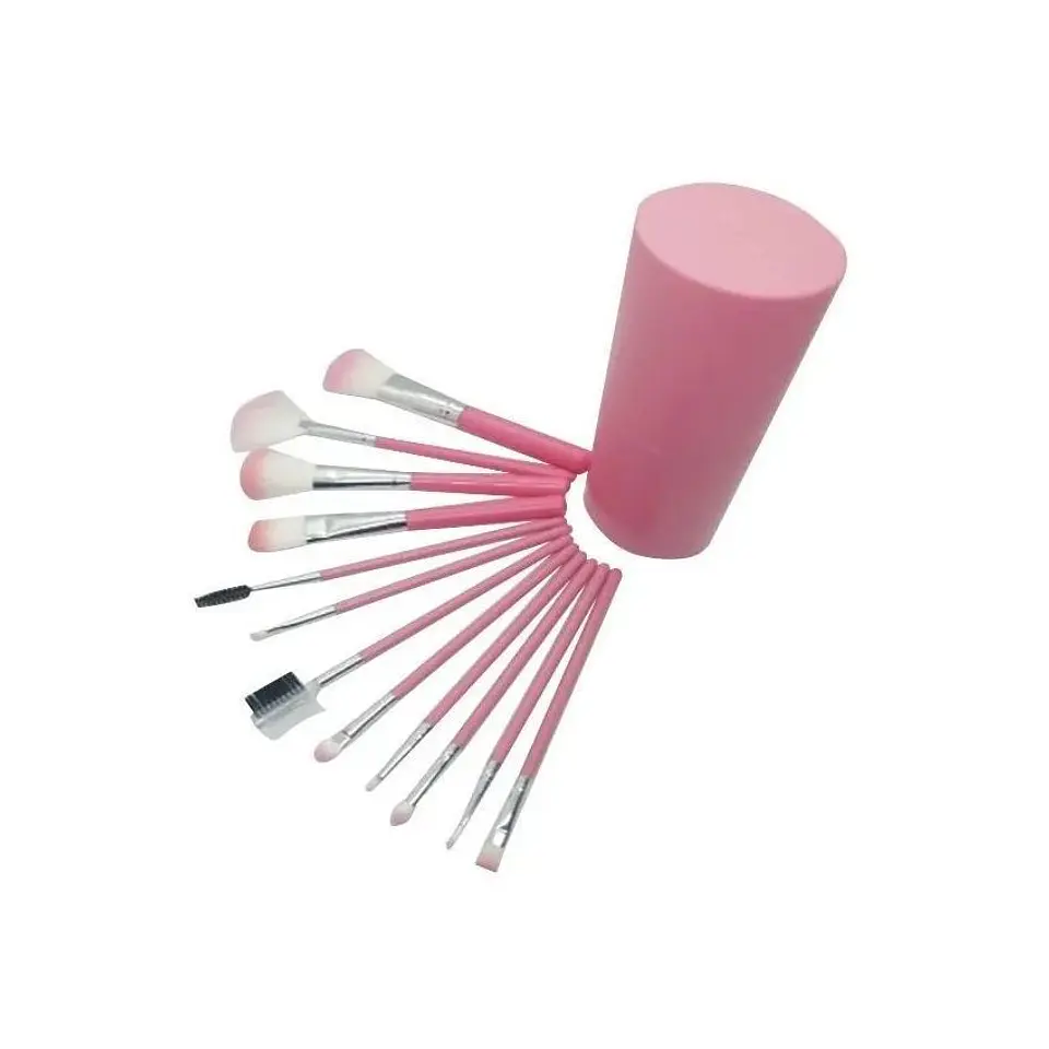 Pinceles cejas rubor maquillaje cosméticos 12pcs belleza 1