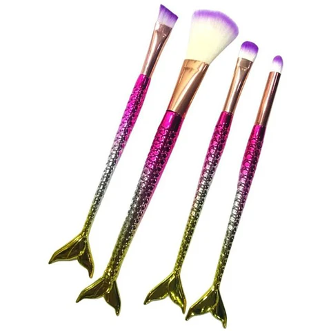 Brochas maquillaje cosméticos 4 pcs belleza ref cp-601