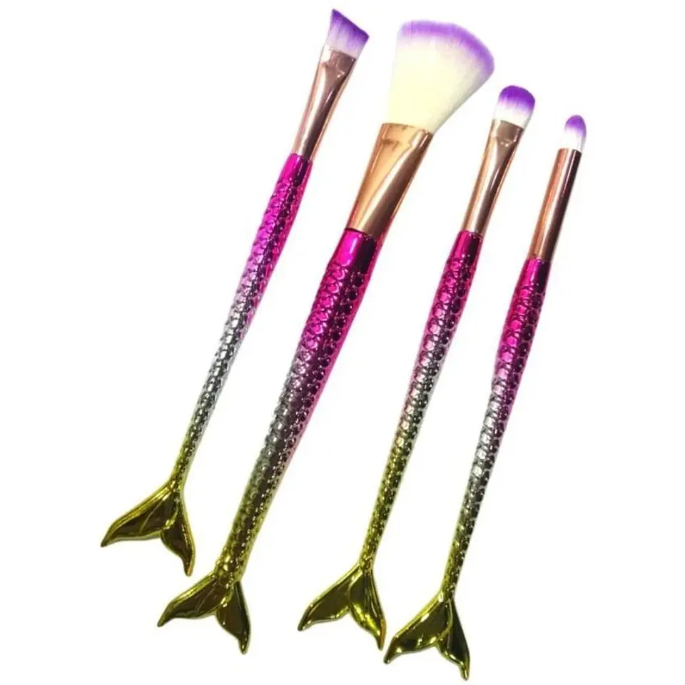 Brochas maquillaje cosméticos 4 pcs belleza ref cp-601 1