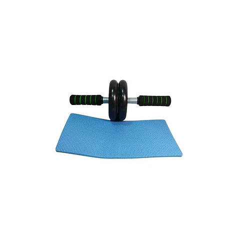 Rueda abdominal ejercicio fitness cuerpo doble rueda