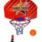 Cancha de baloncesto pequeña para pared con balon + inflador - Miniatura 1