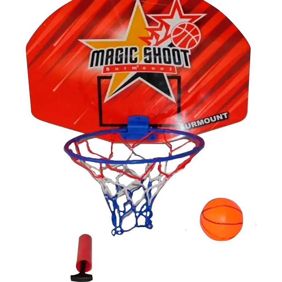 Cancha de baloncesto pequeña para pared con balon + inflador 1