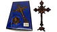 Crucifijo Pie Con Base Crucifixión Católica De Mesa Elegante - Miniatura 5