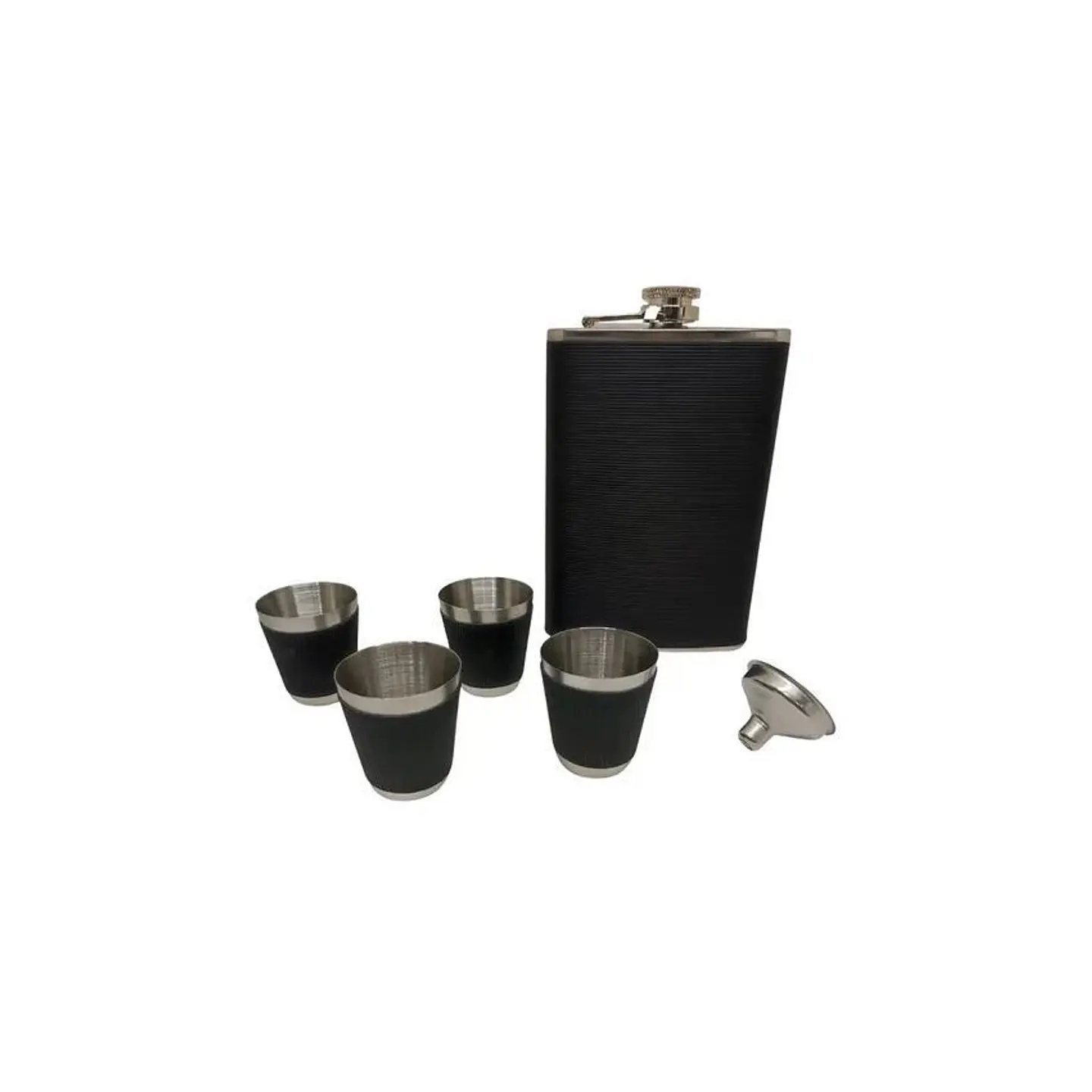 Wiskera personal licorera de 9oz 4 copas incluidas 3