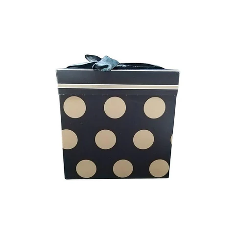 Caja de regalo 15x 15cm fechas especiales regalos negro
