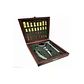 Ajedrez juego cofre estuche sacacorchos vino botellas - Miniatura 1