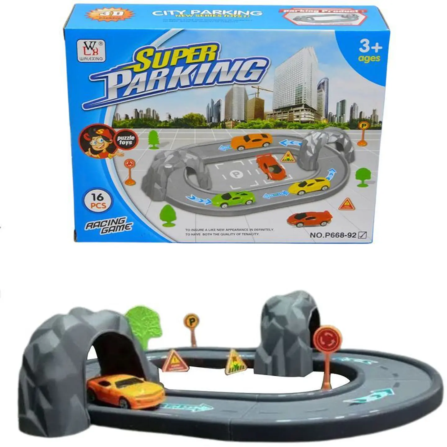 Juguete pista túnel + auto juego para niños 1