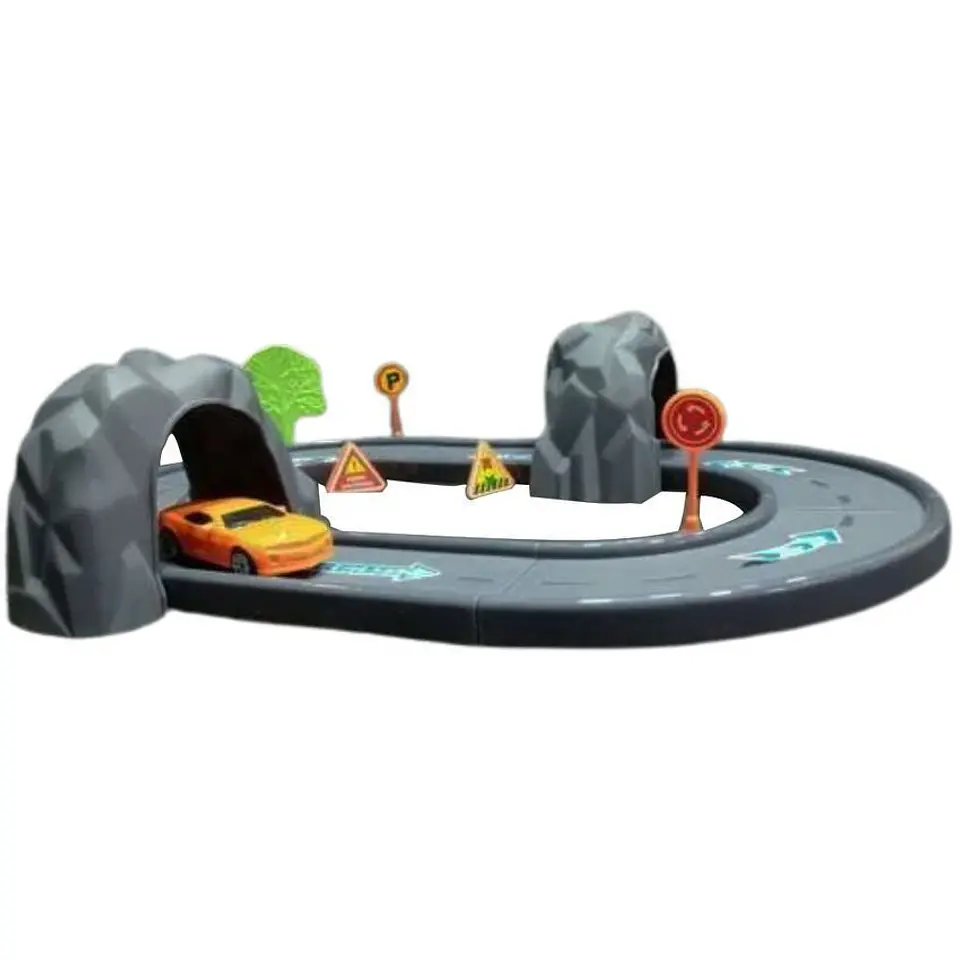 Juguete pista túnel + auto juego para niños 2