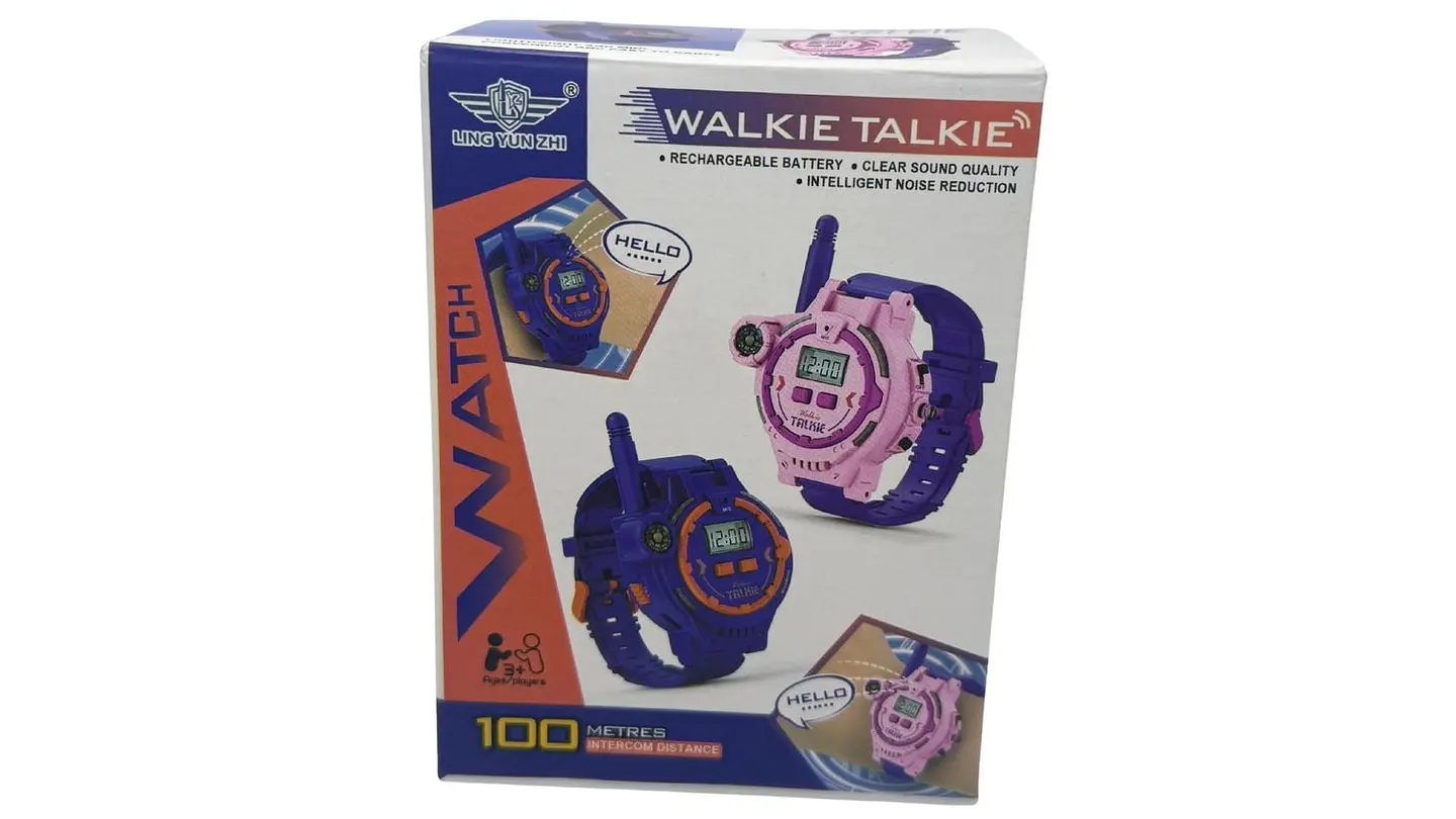 Walkie Talkie X2 Pcs Radio Juguete Comunicación Jueguete Azul 4