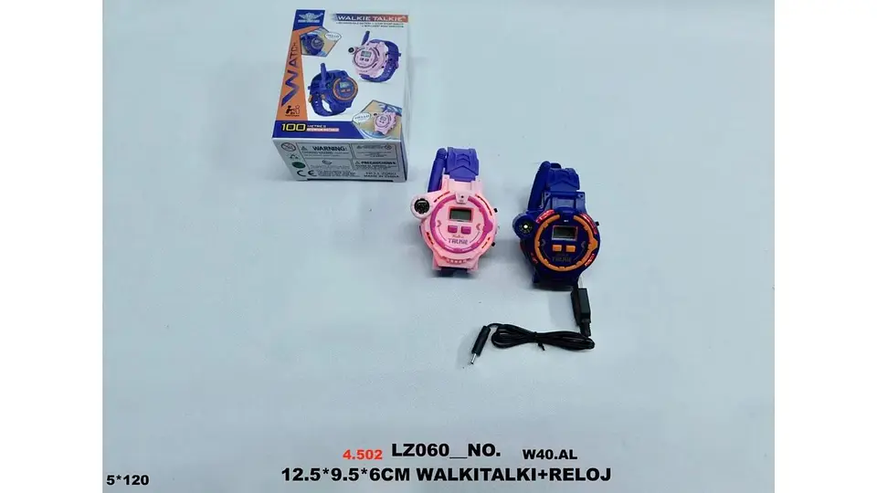 Walkie Talkie X2 Pcs Radio Juguete Comunicación Jueguete Azul 7