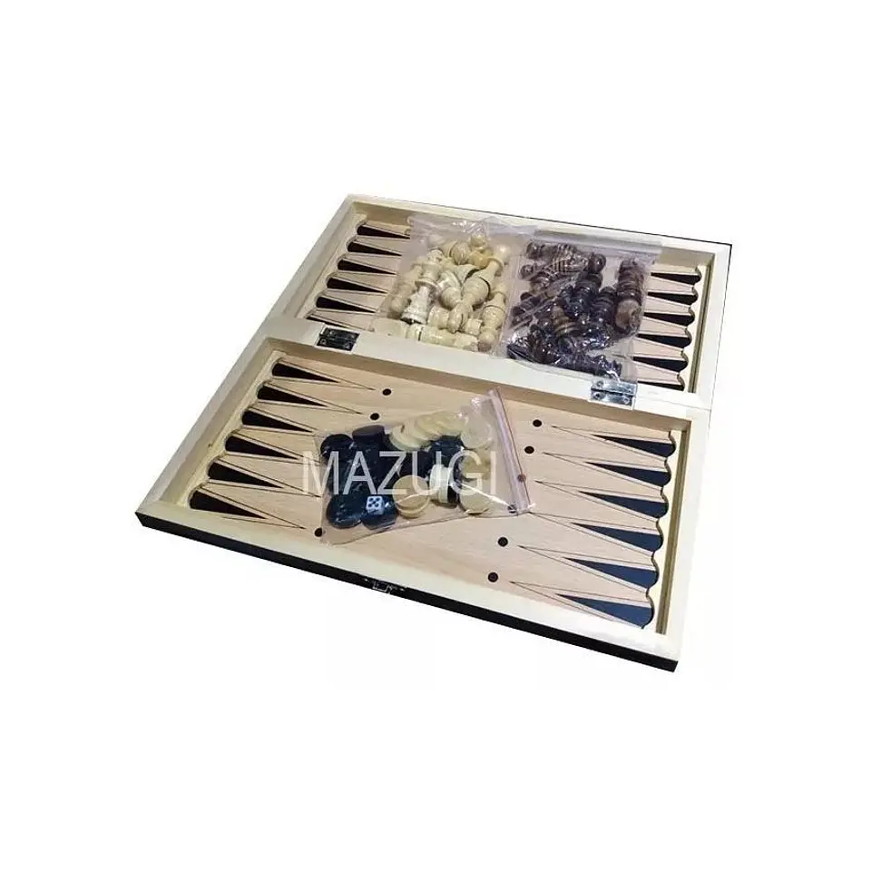 Ajedrez magnético madera juego de mesa 20 x 20 w7701 2