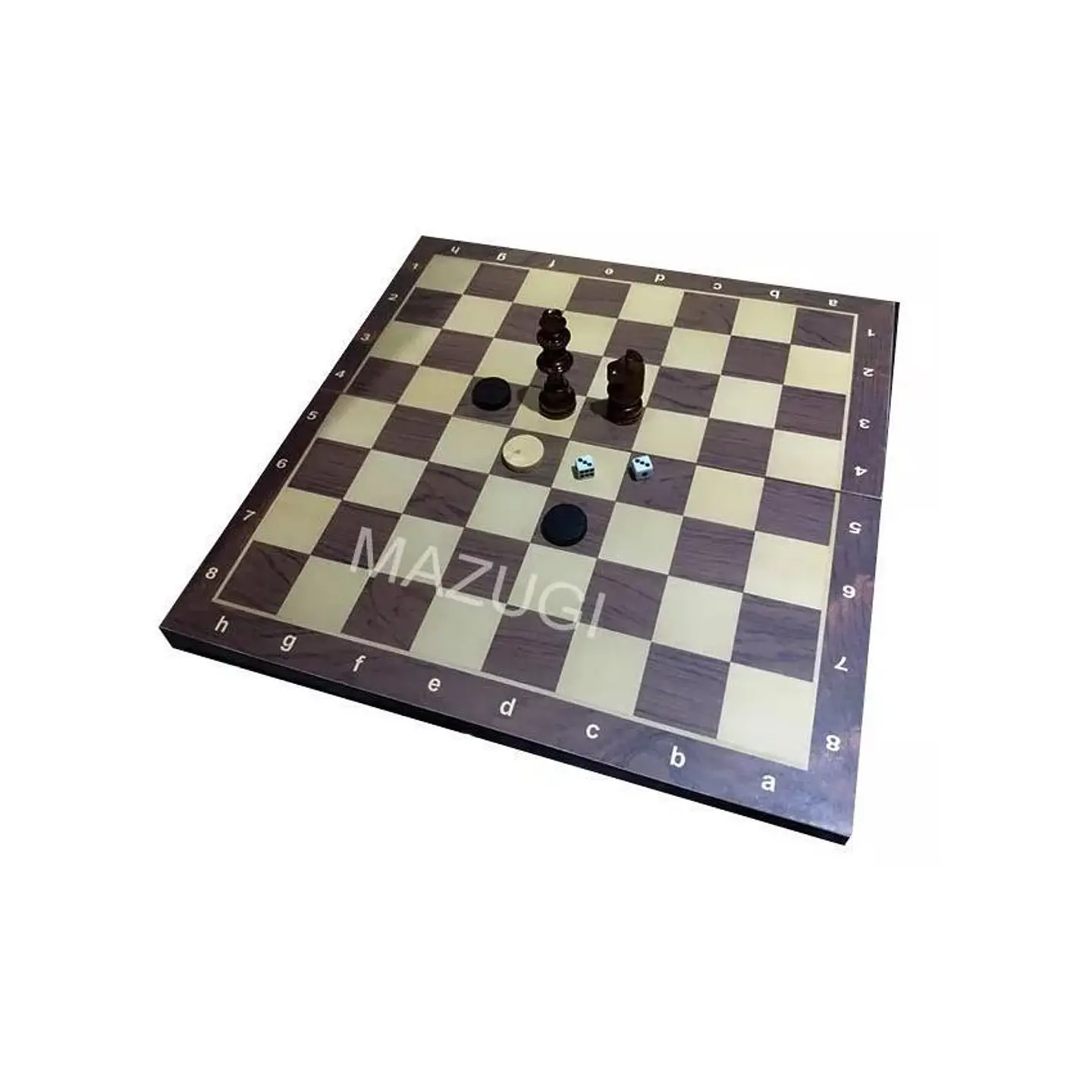 Ajedrez magnético madera juego de mesa 20 x 20 w7701 4