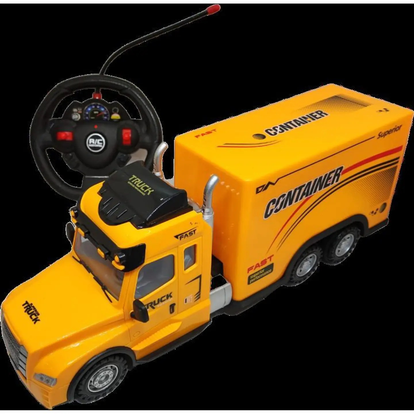 Camion carro mula a control remoto luces y sonido recargable 3