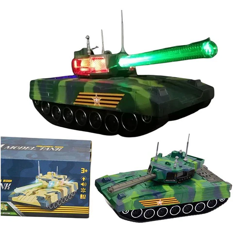 Carro tanque militar juguete con luces sonido