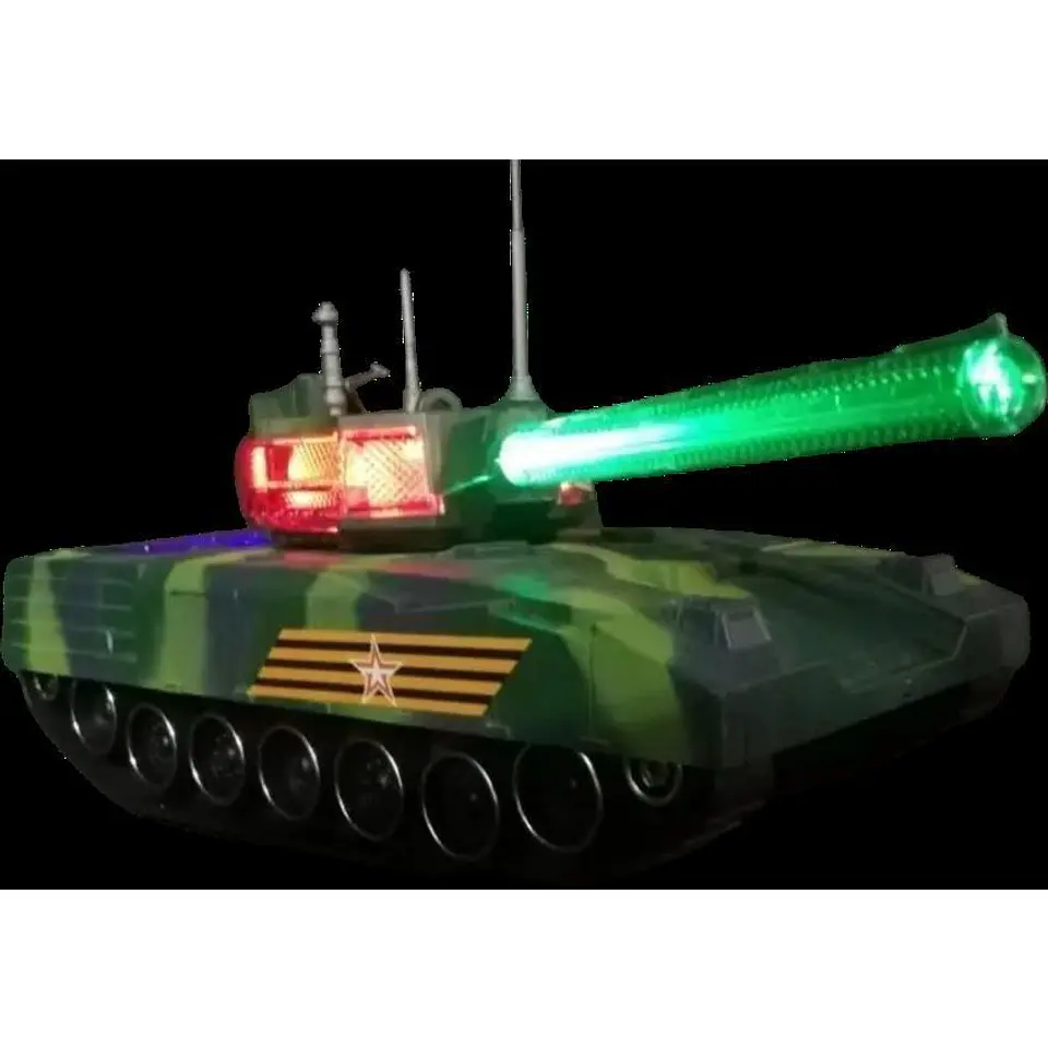 Carro tanque militar juguete con luces sonido 2