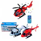 Helicóptero control remoto luces sonidos movimientos niños - Miniatura 1
