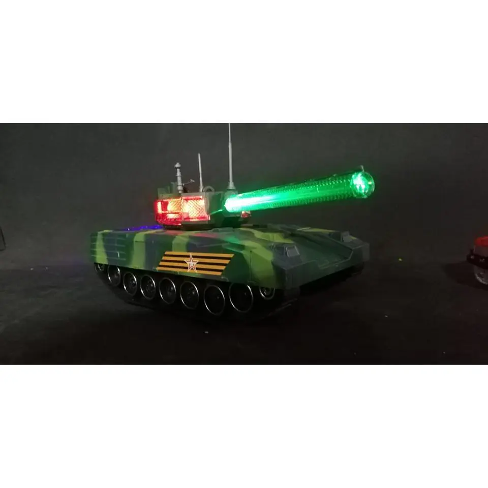 Tanque carro loco loces sonido militar regalo niño 2