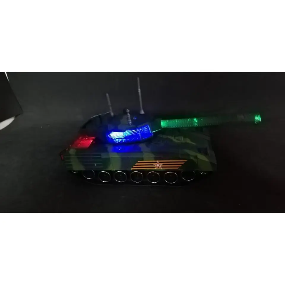 Tanque carro loco loces sonido militar regalo niño 3