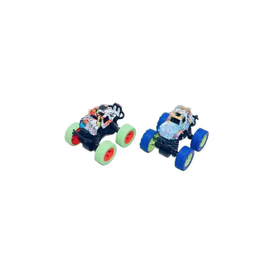 Carro monstruo con resortes 4 juguete niños pequeños 1
