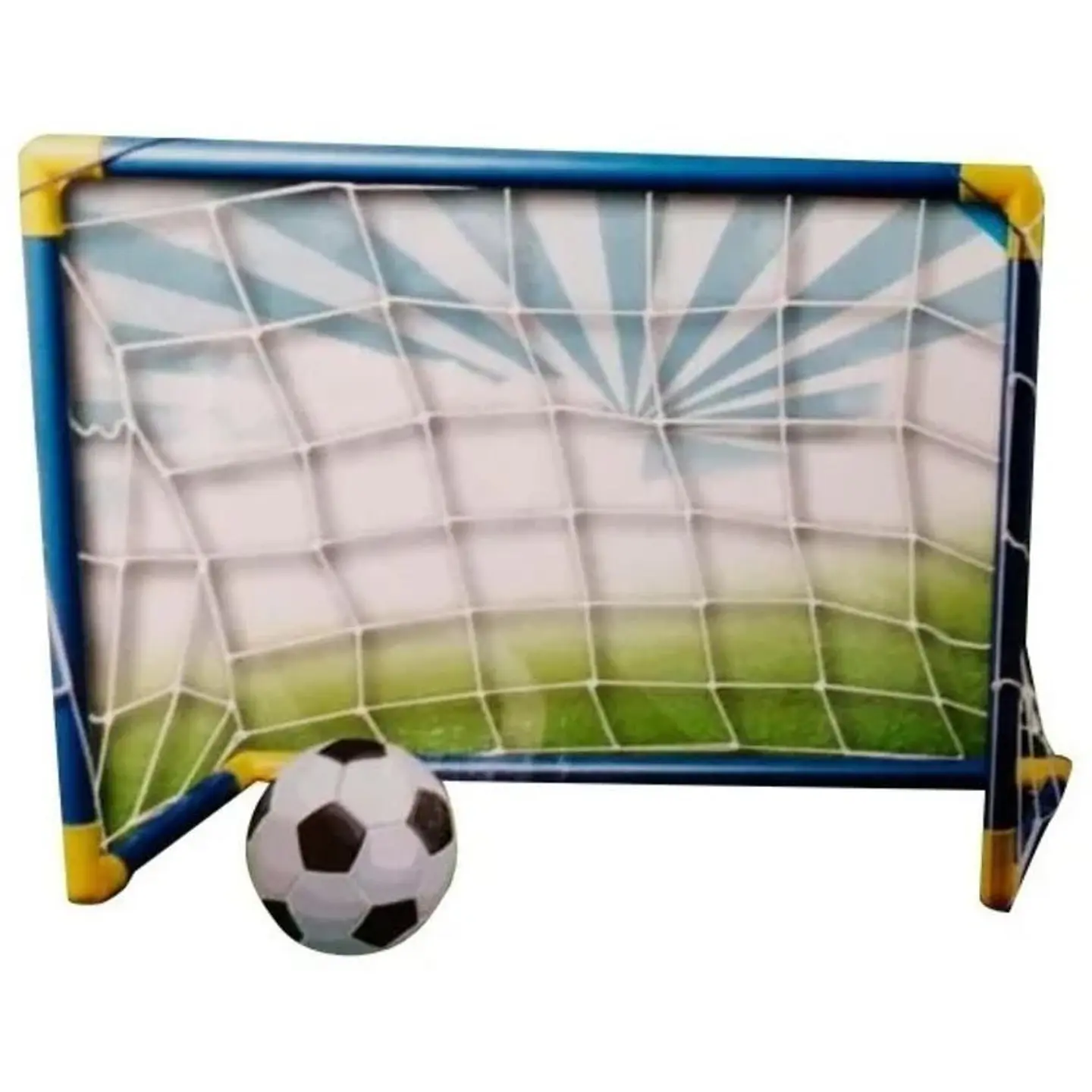 Cancha fútbol dos arcos niños cancha +balón + maya grande 60 1