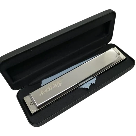 Armonica 24 celdas instrumento viento estuche harmonica fina