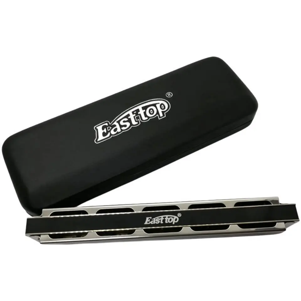 Armonica 24 celdas instrumento viento estuche harmonica fina 3