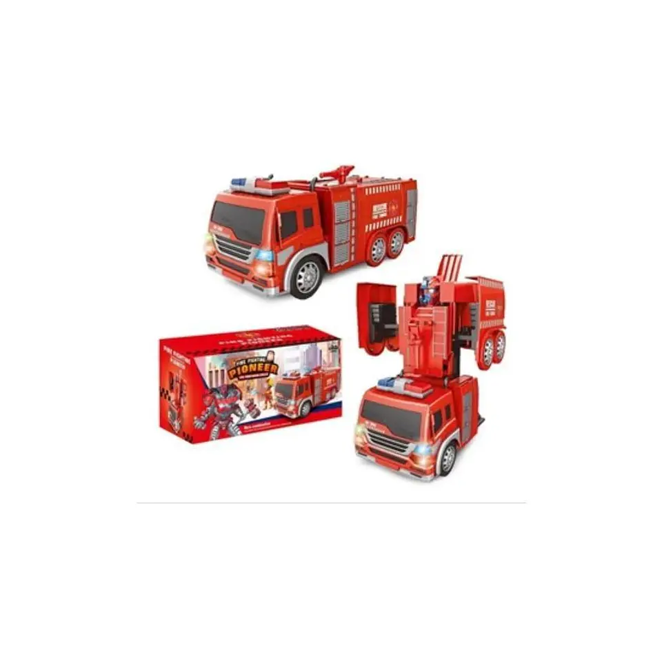 Camión bomberos transformers juguete carro de rescate 1
