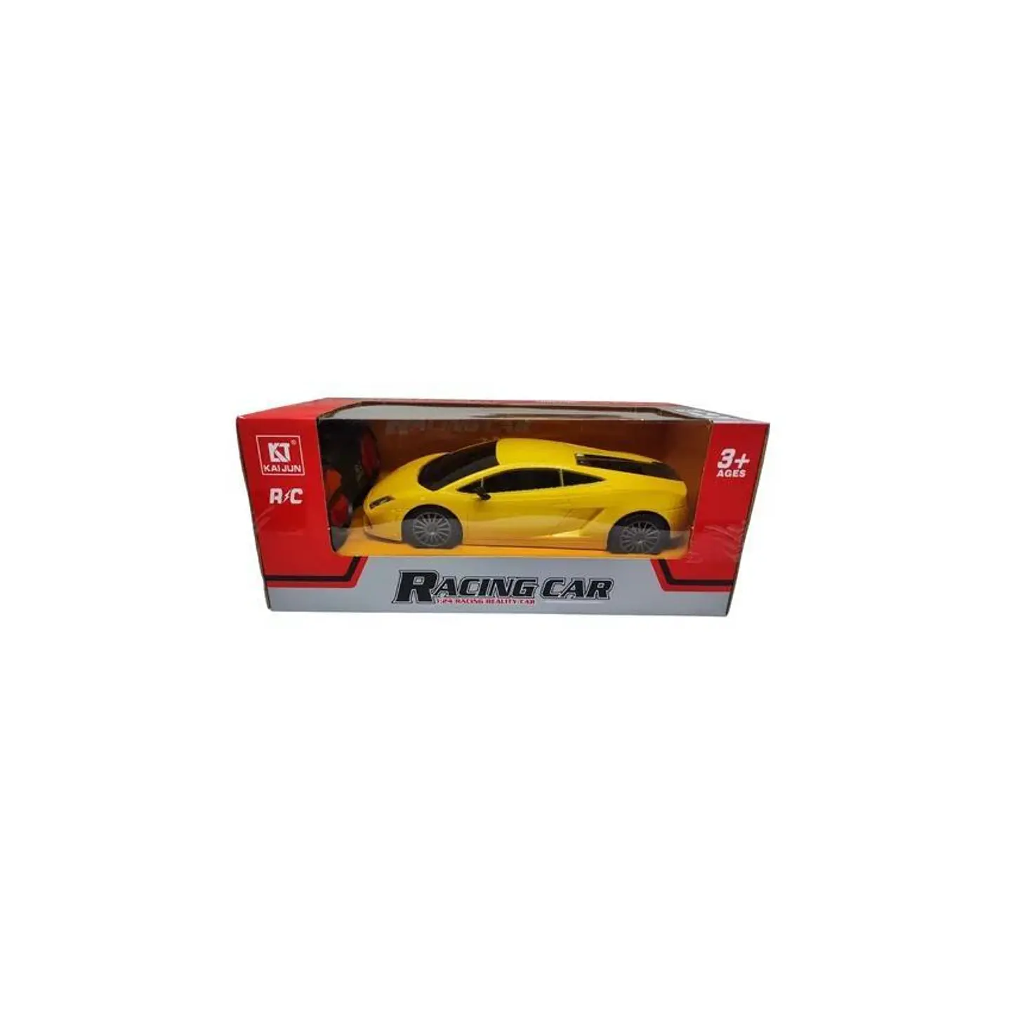 Carro luces metalizado recargable control remoto 124 3