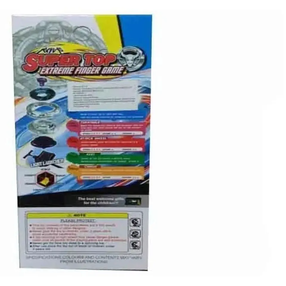 Lanzador beyblade con luz beyblade batalla juguete lanzador genérico 3