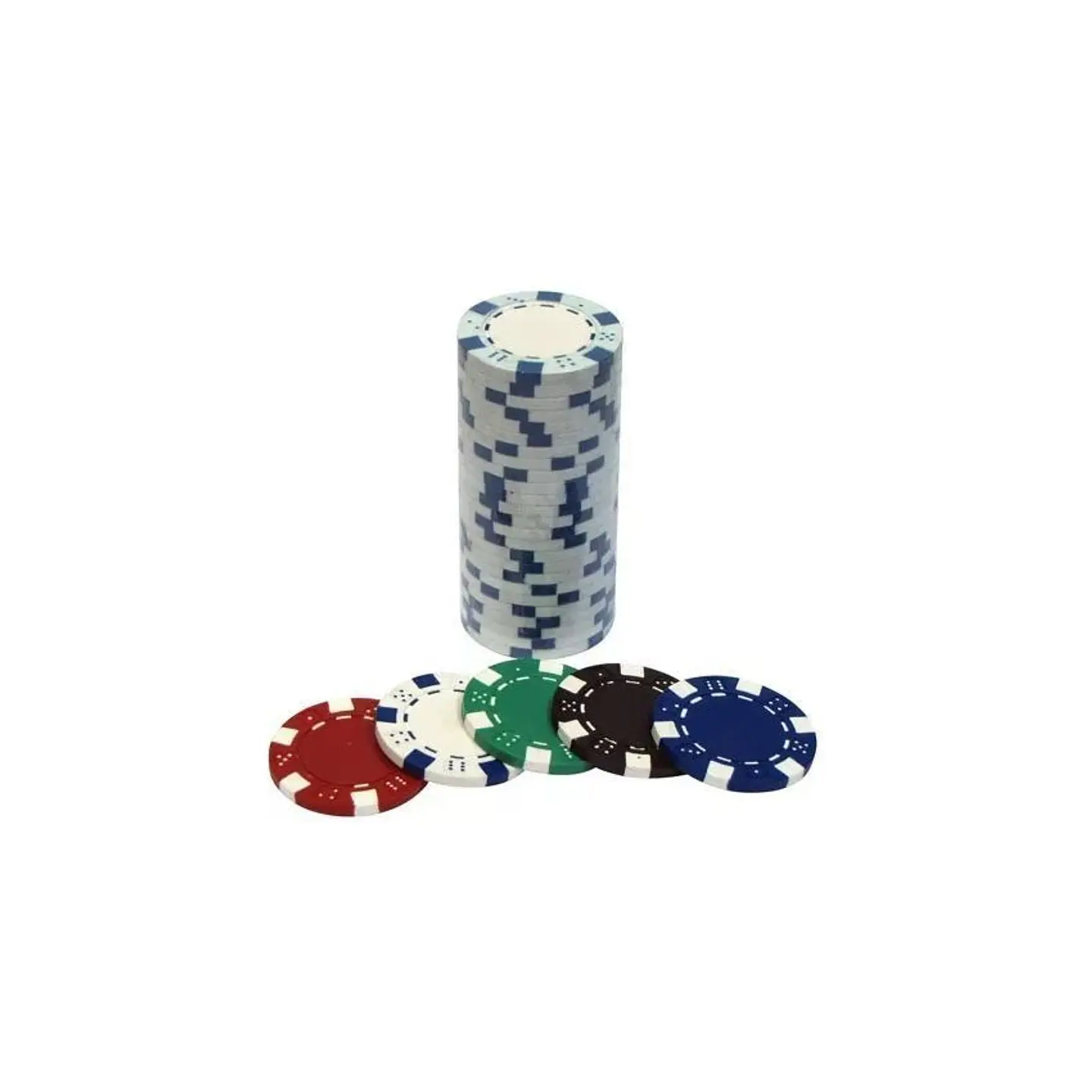 Paquete 50 fichas poker casino profesionales 1