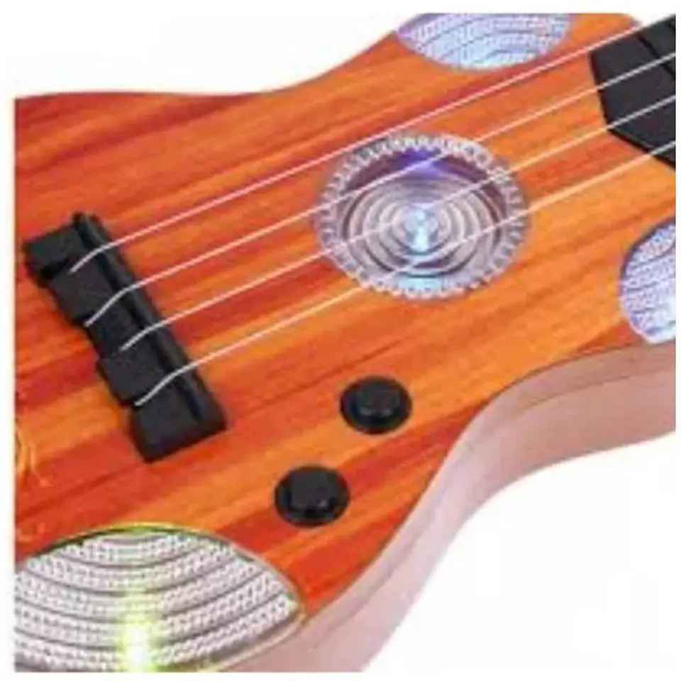 Guitarra juguete luces sonido niños regalo instrumento music 4