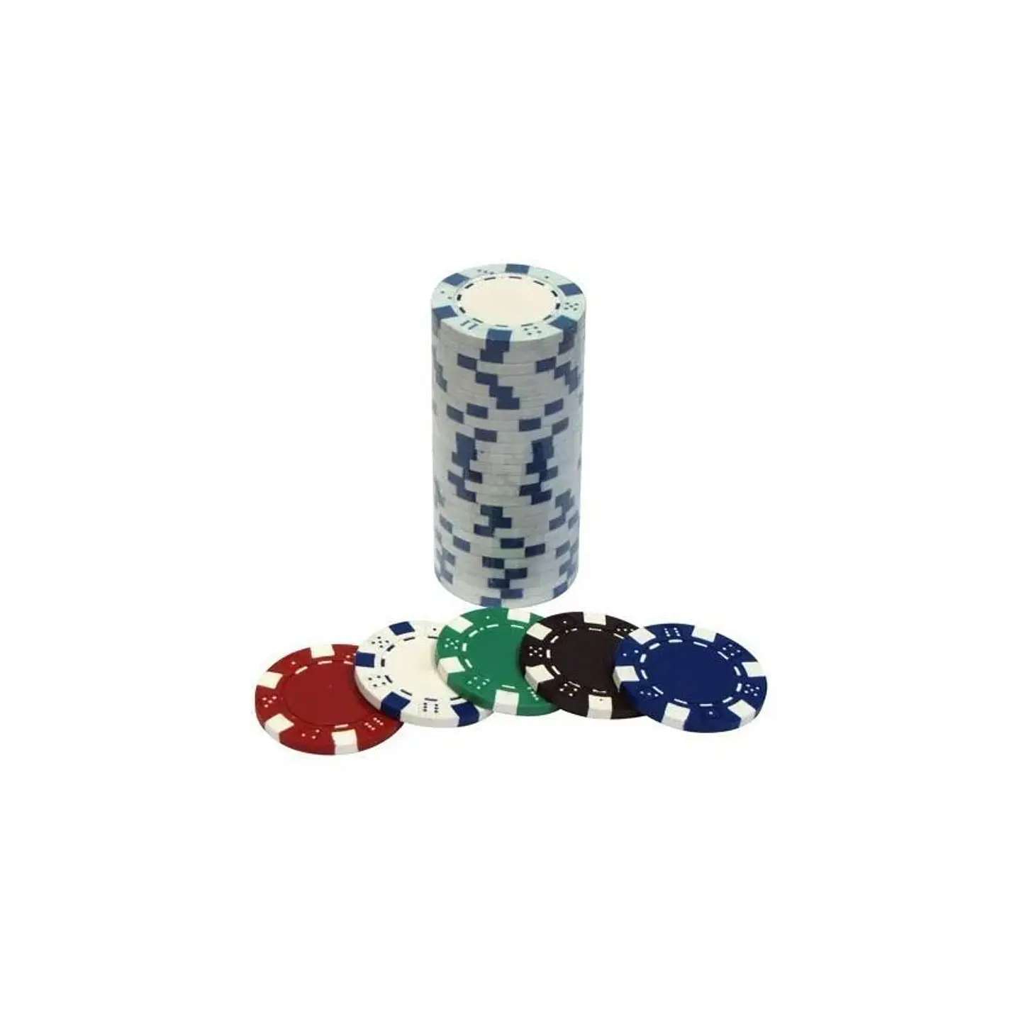 Paquete 5 juegos fichas poker casino profesionales 2